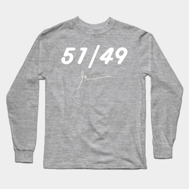 51/49 Give more than you take | Garyvee Long Sleeve T-Shirt by GaryVeeApparel